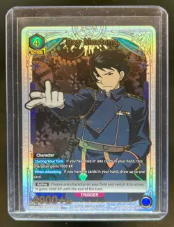 2024 Union Arena TCG Roy Mustang Fullmetal Alchemist Rare 1 Star UE09BT #054 - Image 1