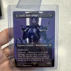 MTG Cecil, Dark Knight (Borderless) (380) | NM | Final Fantasy {FIN} - Image 1