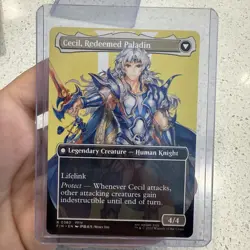 MTG Cecil, Dark Knight (Borderless) (380) | NM | Final Fantasy {FIN} - Image 2