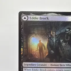 FOIL Eddie Brock Venom, Lethal Protector M MTG Marvel's Spider-Man SPM 0055 - Image 3