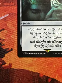 Sol Ring (Human) 1 of 9000 Magic the Gathering MtG Lord of the Rings 410 NM/M - Image 5