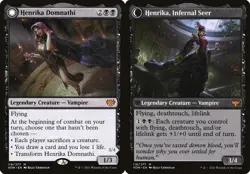 1x Henrika Domnathi // Henrika, Infernal Seer NM Eng MTG - Crimson Vow - Image 1