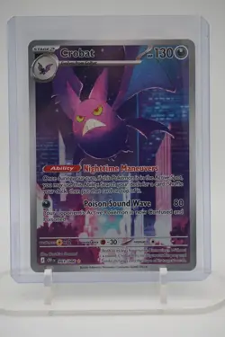 Pokemon TCG - Illustration Rare - Crobat 093/086 Chaos Rising - Image 1