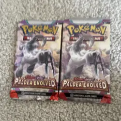 Pokemon TCG Scarlet & Violet Paldea Evolved Booster Packs 2-Pack English - Image 1