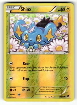 Shinx 44/122 Common BREAKpoint Reverse Holo Pokemon Lightly Played - Image 1