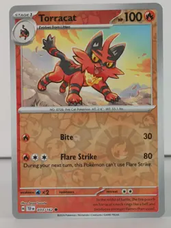 Torracat - POKEMON - Temporal Forces - TEF en 033/162 - Reverse Holo - T - Image 1