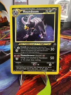 Pokemon TCG Houndoom Neo Discovery 4 Holo Unlimited Rare - Image 1
