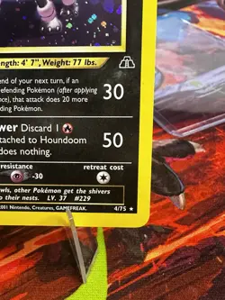 Pokemon TCG Houndoom Neo Discovery 4 Holo Unlimited Rare - Image 4