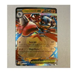 Pokemon TCG Mega Lucario EX 077/132 Me01: Mega Evolution Double Rare Holo - Image 1