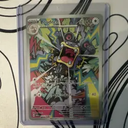 Pokemon Loudred 212/182 SV04 Paradox Rift Illustration Rare Stage 1 Holo 100HP - Image 1