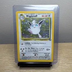 Pokemon TCG Wigglytuff Jungle 16/64 Holo Rare Unlimited English 1999 80HP - Image 1