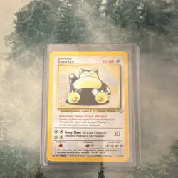 Pokemon TCG Snorlax 11/64 Jungle Unlimited Holo Rare English 1999 HP 90 - Image 1