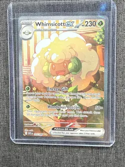 Whimsicott EX 165/086 Secret Illustration Rare White Flare Pokemon TCG - Image 1