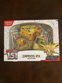 Pokemon Scarlet & Violet 151 Zapdos ex Collection Promo Oversized - Image 1