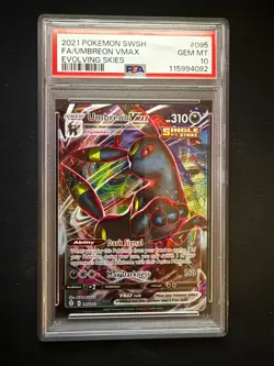 PSA 10 Umbreon VMAX - 095/203 - Evolving Skies - Pokemon - Read Description - Image 1