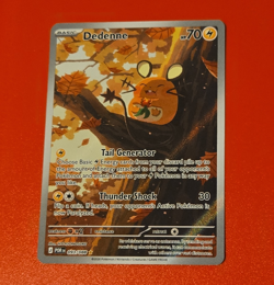 The Pokemon Company Dedenne 093/088 Paldean Fates IR Holo English 70HP - Image 1