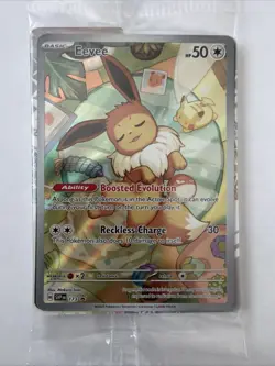 Pokemon TCG Eevee 173 Full Art Black Star Promo Prismatic Evolutions SEALED - Image 1