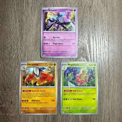 Mega Evolution Meganium | Xerneas | Hariyama NON HOLO SET Build Battle Exclusive - Image 2