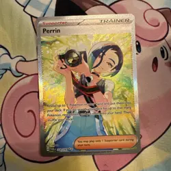 Pokemon TCG Twilight Masquerade Perrin 220/167 Special Illustration Rare SIR - Image 1