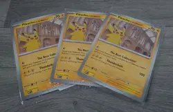 Pokemon x Natural History Museum Pikachu At The Museum Jumbo x3 Sealed In Hand - Image 1