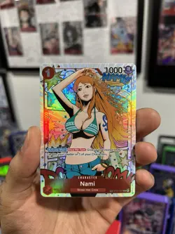 One Piece Nami St01-007 (TR) Treasure Rare Wings of the Captain (Op06) NM - Image 1