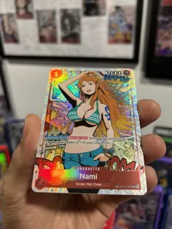 One Piece Nami St01-007 (TR) Treasure Rare Wings of the Captain (Op06) NM - Image 2