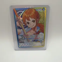 Nami - OP11-041 - Alt Art Leader - A Fist of Divine Speed - One Piece - Gd - Image 1