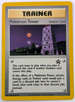 Pokemon Tower Stadium Card Black Star Promo #42 WOTC 2000 NM NP - Image 1