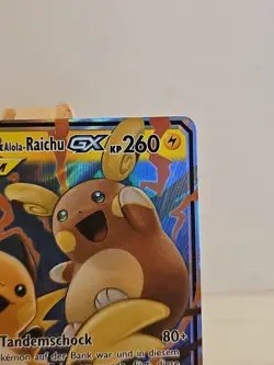 Raichu & Alola Raichu GX | Pokemon Harmonie Geister | TAG TEAM Karte Missprint - Image 3