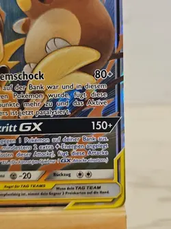 Raichu & Alola Raichu GX | Pokemon Harmonie Geister | TAG TEAM Karte Missprint - Image 4