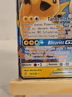 Raichu & Alola Raichu GX | Pokemon Harmonie Geister | TAG TEAM Karte Missprint - Image 5