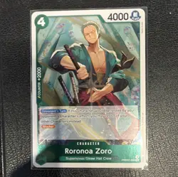 Bandai One Piece Card Game - Roronoa Zoro PRB02-006 R Character Holo 4000 - Image 1
