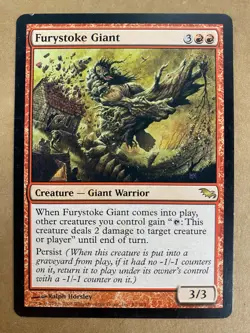 MTG 1x Furystroke Giant # 93 Shadowmoor Modern Magic the Gathering Card x1 LP - Image 1