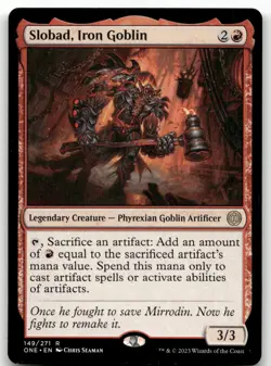 Slobad, Iron Goblin #149 (NM) Phyrexia All Will Be One ONE Magic MTG - Image 1