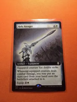 MTG Magic The Gathering Holy Avenger AFC Rare Ex Art Artifact Equipment DnD - Image 1