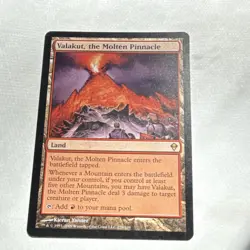 Wizards of the Coast Valakut Zendikar Rare Land 228 Regular MTG Card - Image 1