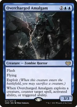 1x Overcharged Amalgam NM Eng MTG - Crimson Vow - Image 1