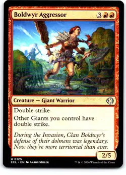 Boldwyr Aggressor 125 Uncommon Lorwyn Eclipsed Magic: The Gathering Near Mint - Image 1