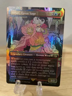 MTG Tellah, Great Sage Borderless FOIL #0349 Final Fantasy Rare NM/M - Image 1