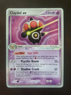 Pokemon Claydol EX 93/108 Power Keepers Ultra Rare - Image 1