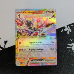 The Pokemon Company Ceruledge ex 036/191 SV08 Holo Double Rare HP 270 ENG - Image 1
