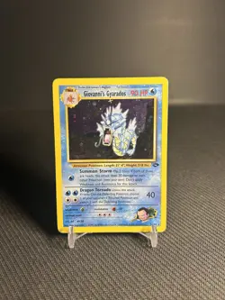 Pokemon TCG Giovanni's Gyarados 5/132 Gym Challenge Holo MP - Image 1