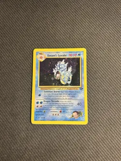 Pokemon TCG Giovanni's Gyarados 5/132 Gym Challenge Holo MP - Image 3