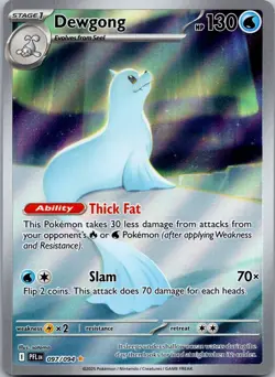 Dewgong 097/094 - ME02: Phantasmal Flames Pokemon TCG NM - Image 1