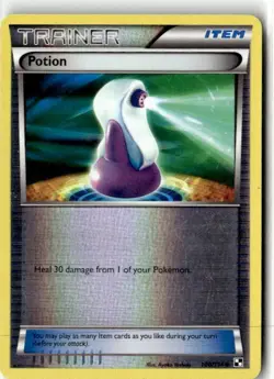 2011 Black & White Base Set 100/114 Potion Reverse Holo - Image 1