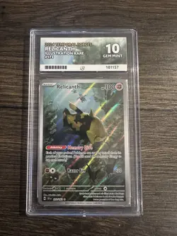 Pokemon Company Relicanth 173/162 SV05 Temporal Forces IR Holo Full Art ACE - Image 1