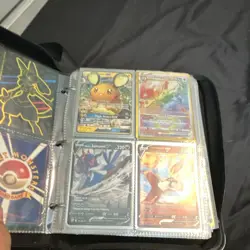 Pokemon TCG Binder Lot 4 Cards Holo/Foil Full Art V VSTAR EX GX (Evolutions) - Image 3