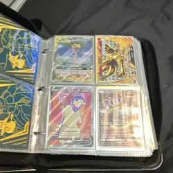 Pokemon TCG Binder Lot 4 Cards Holo/Foil Full Art V VSTAR EX GX (Evolutions) - Image 5