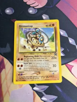 Hitmontop Black Star Promo Pokemon Card 37/53 WOTC Regular - Image 4