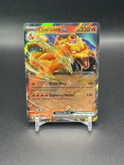 Charizard ex SV2a: Pokemon Card 151 006/165 Double Rare Holo NM - Image 1